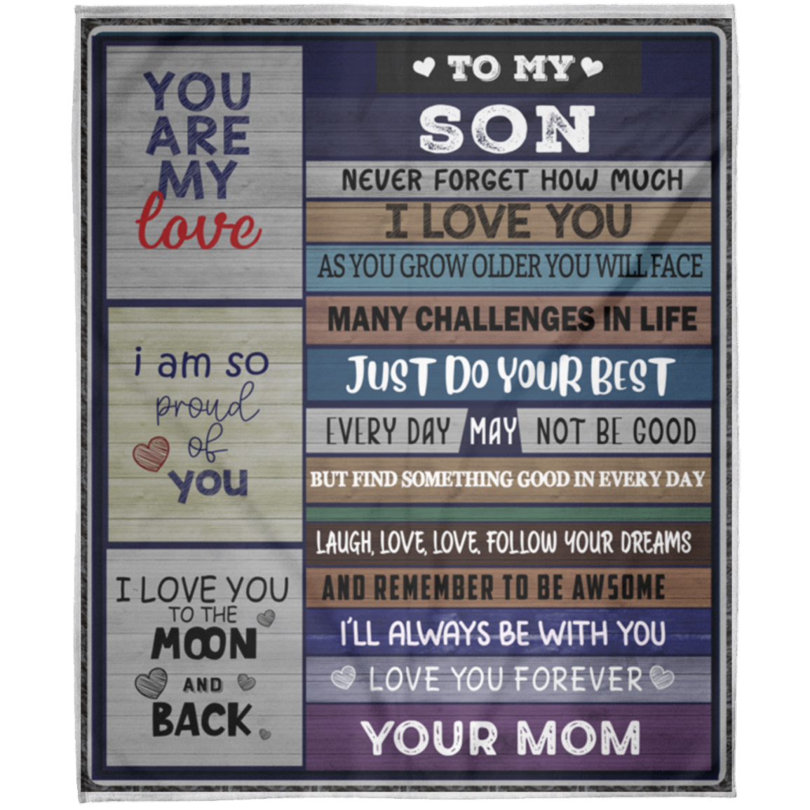 To My Son | FLM Arctic Fleece Blanket 50x60
