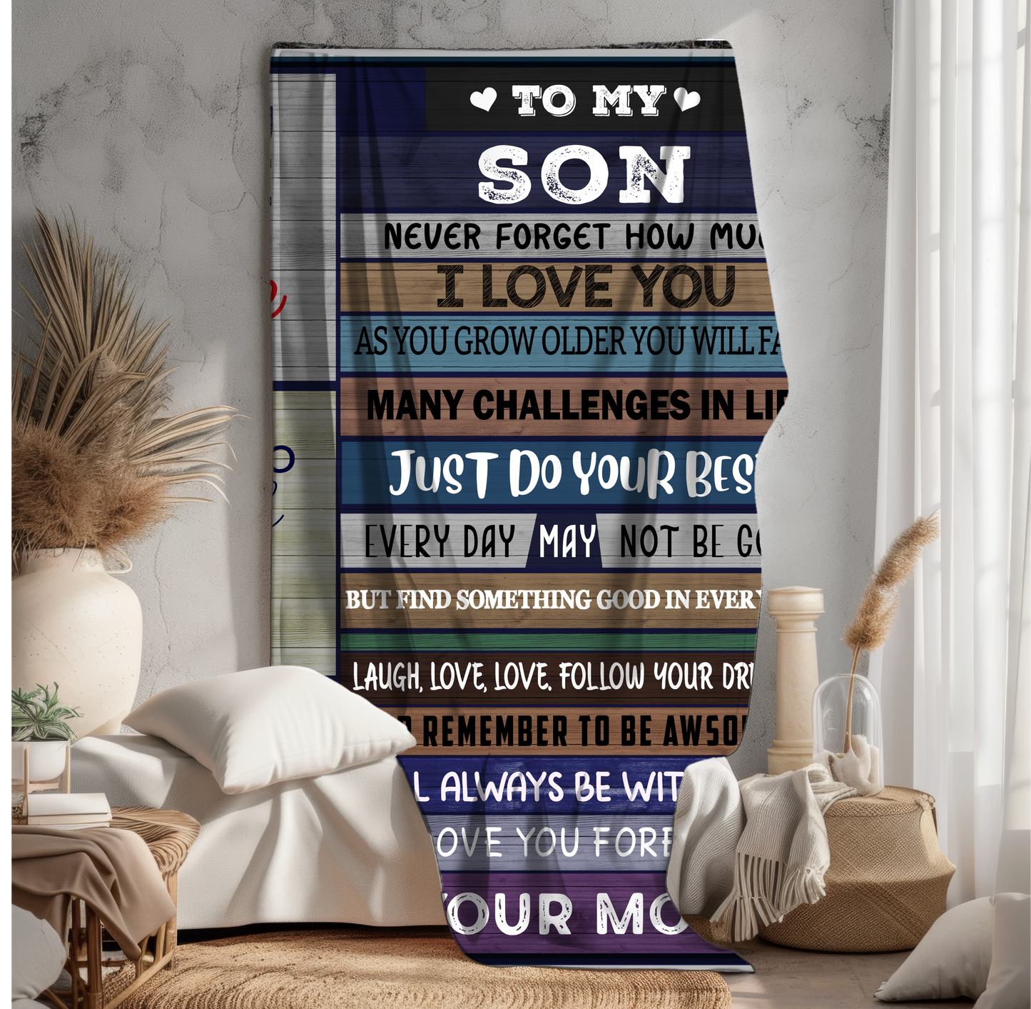To My Son | FLM Arctic Fleece Blanket 50x60