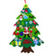 Big Santa Tree-32pcs ornaments