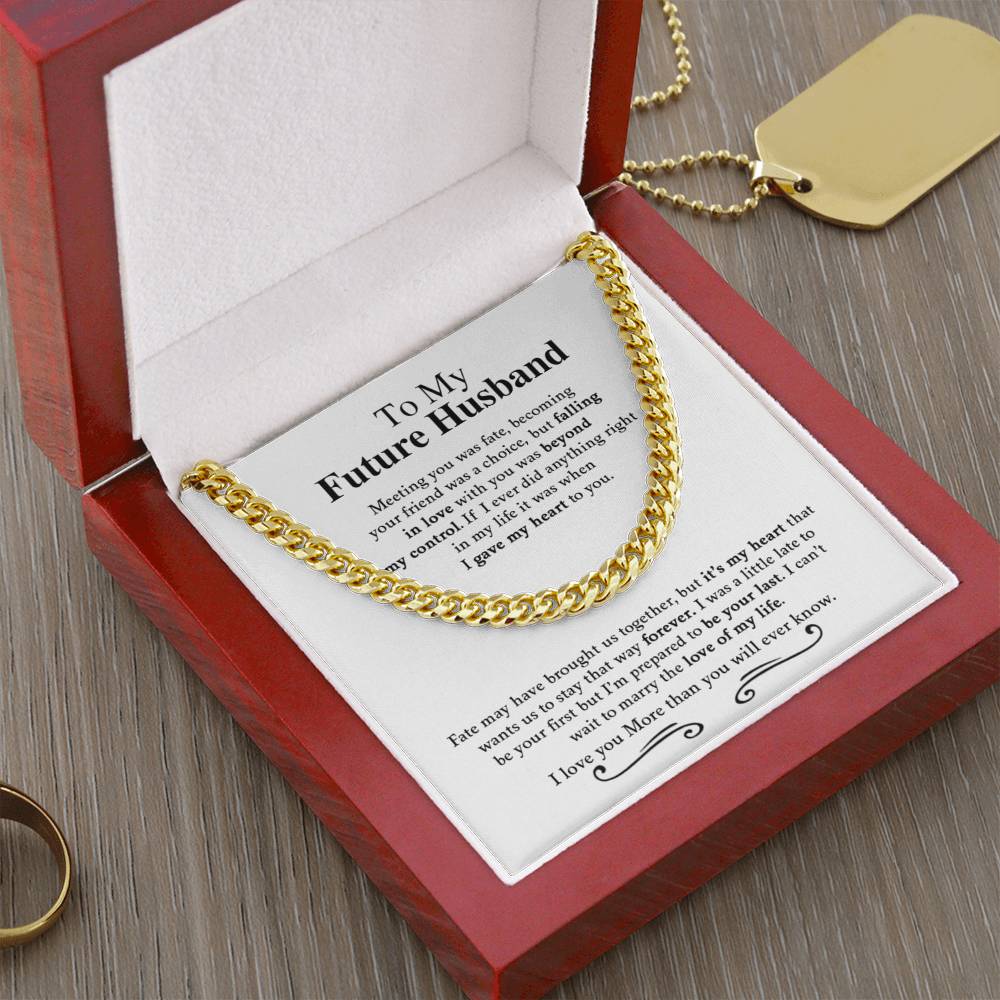 To My Future Husband | Cuban Link Chain